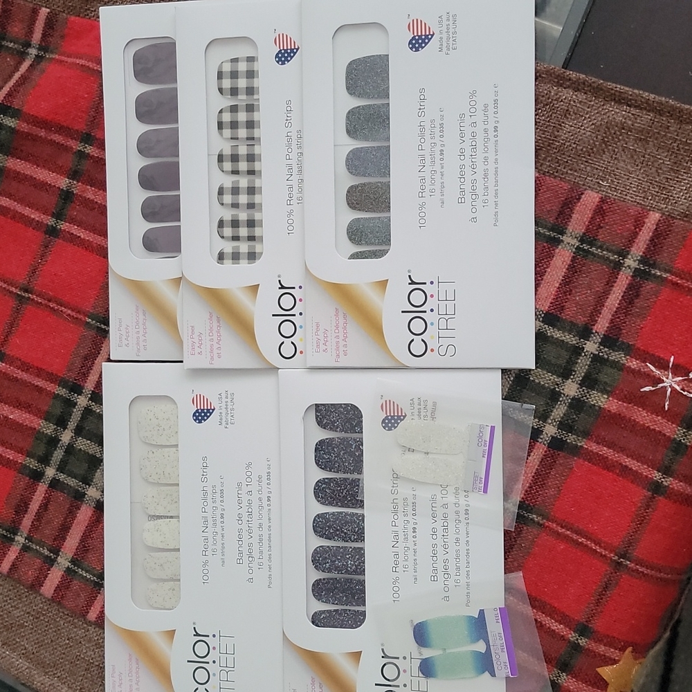 Bundle of 5 Color Street Sets & 2 Twosies